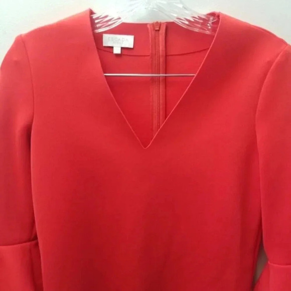 Escada Sport Darielle Bell Sleeve Tulip Rouge  Dress XS - Picture 12 of 13